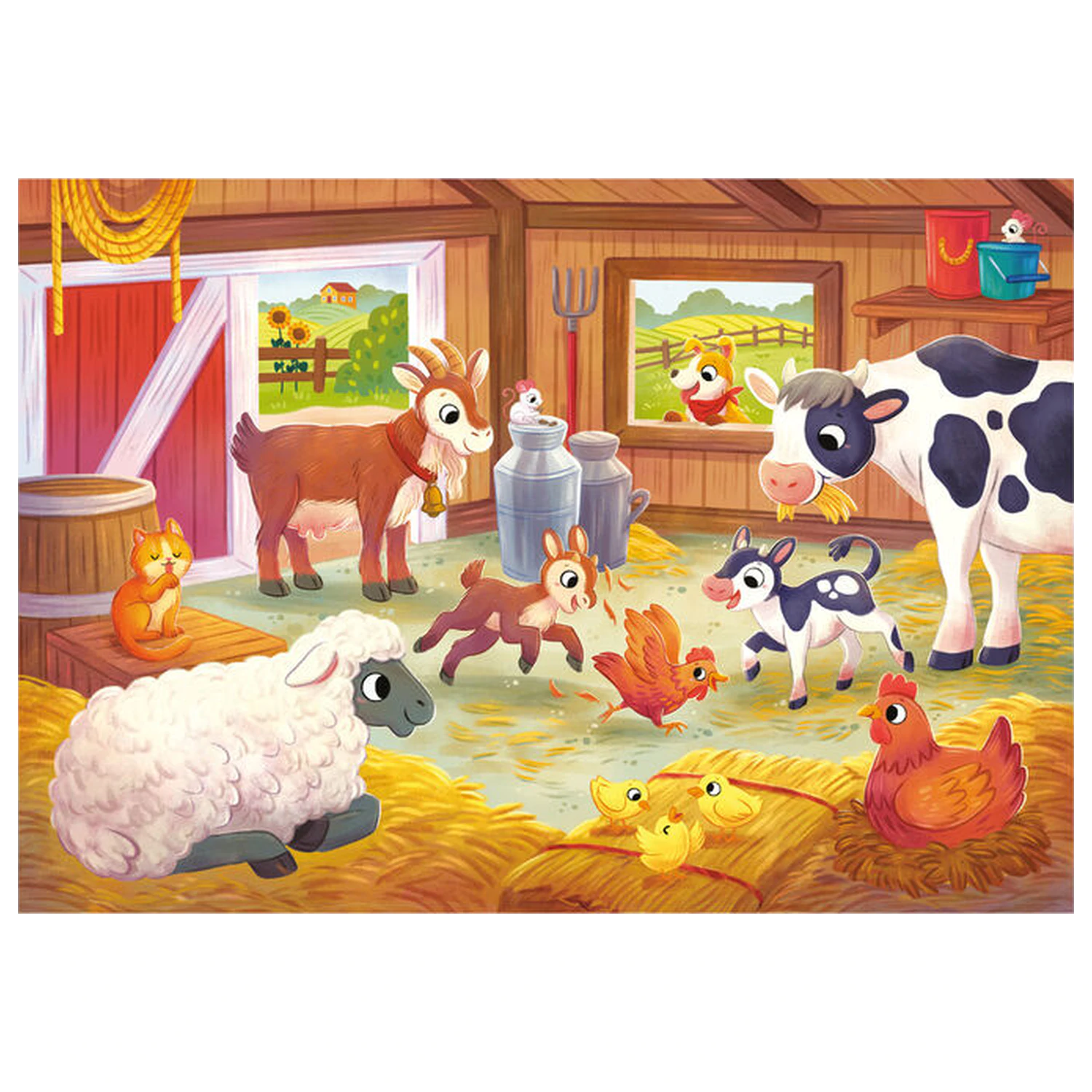 Farm puzzle 2x20pcs product photo