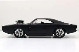 Fast &amp; Furious Diecast Model 1/24 1970 Dodge Charger Matt Black product photo