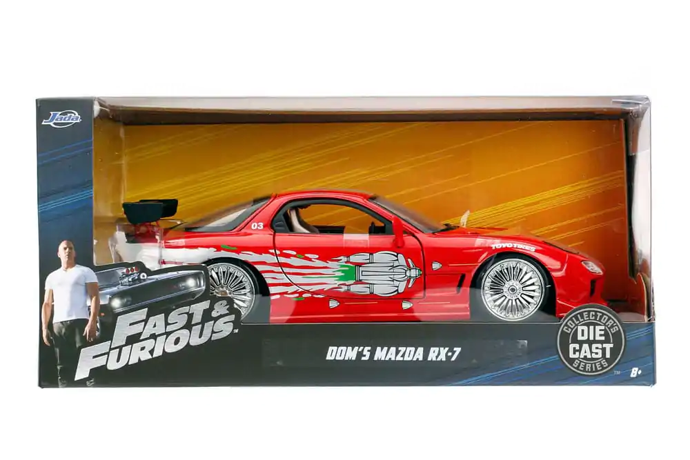 Fast & Furious Diecast Model 1/24 1993 Mazda RX-7 product photo