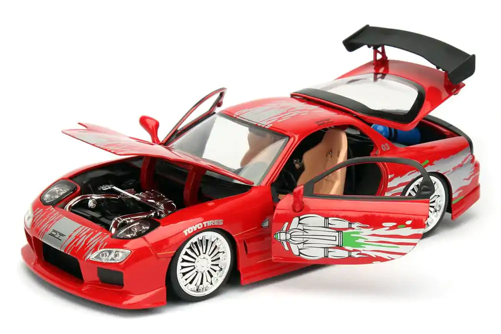 Fast & Furious Diecast Model 1/24 1993 Mazda RX-7 product photo