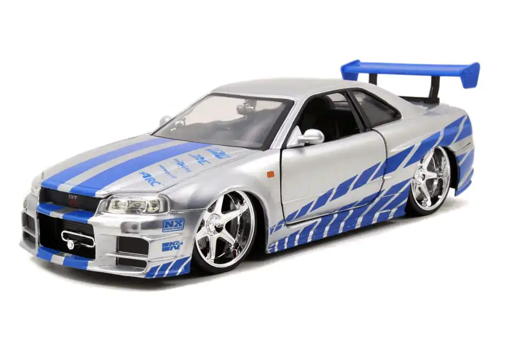 Fast &amp; Furious Diecast Modell 1/24 2002 Nissan Skyline product photo