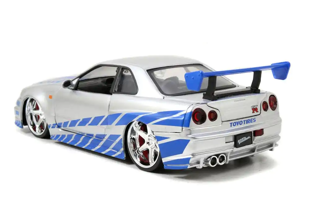 Fast &amp; Furious Diecast Modell 1/24 2002 Nissan Skyline product photo