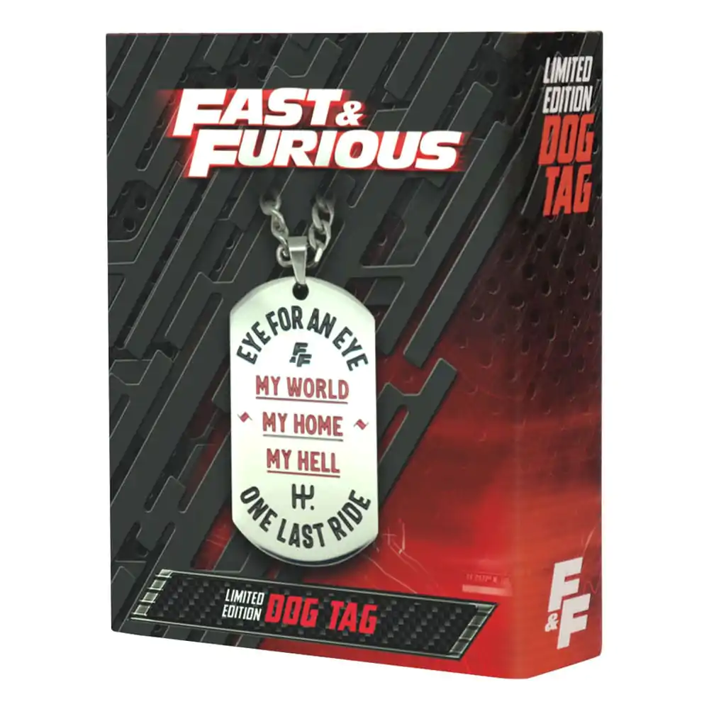 Fast &amp; Furious Dog Tags with ball chain product photo