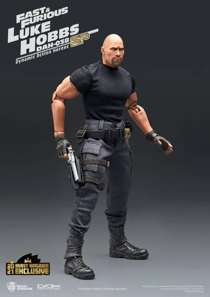Fast &amp; Furious Dynamic 8ction Heroes Action Figure 1/9 Luke Hobbs Limited Edition 21 cm product photo