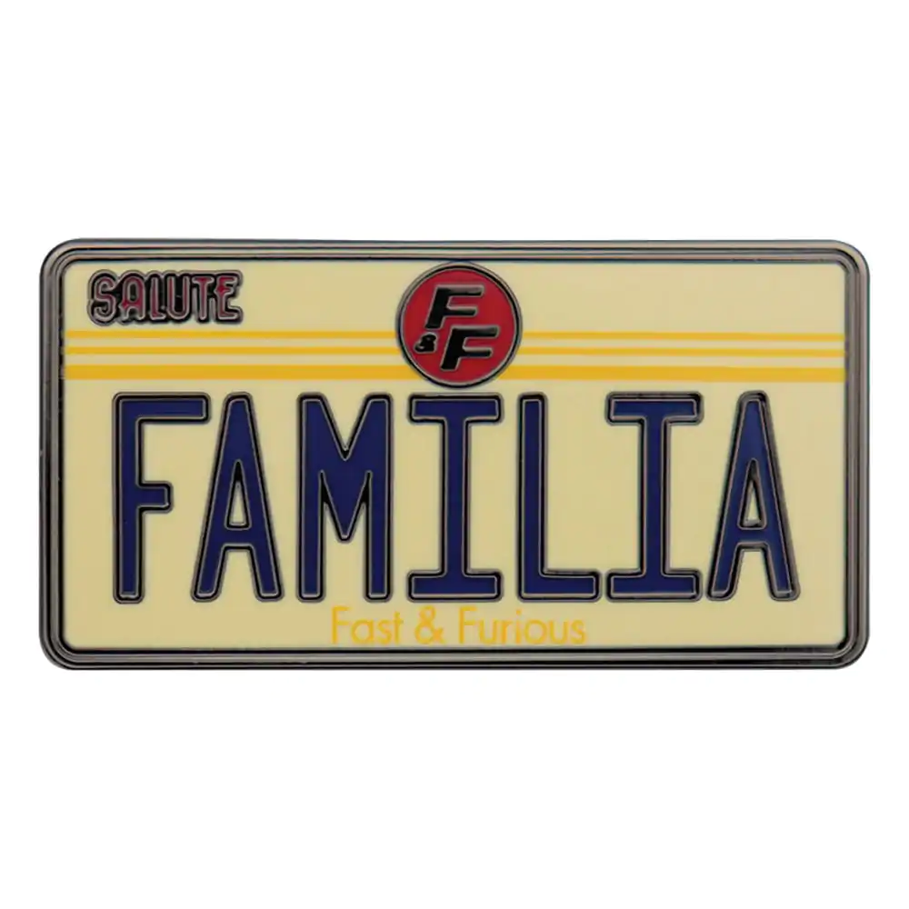 Fast &amp; Furious Pin Badge Familia License Plate product photo