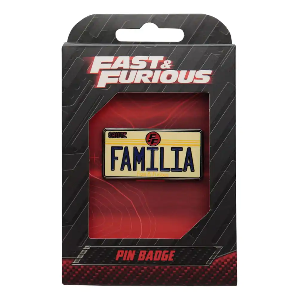 Fast &amp; Furious Pin Badge Familia License Plate product photo
