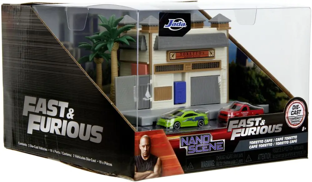 Fast & Furious Nano Metalfigs Nano Scene Toretto´s Café termékfotó