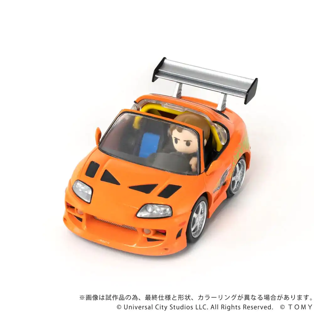 Fast &amp; Furious Q-Village Vehicle with mini-figure Toyota Supra JZA80 9 cm product photo