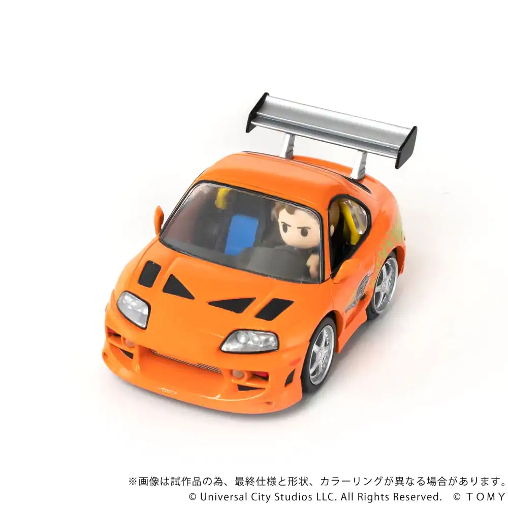 Fast &amp; Furious Q-Village Vehicle with mini-figure Toyota Supra JZA80 9 cm product photo
