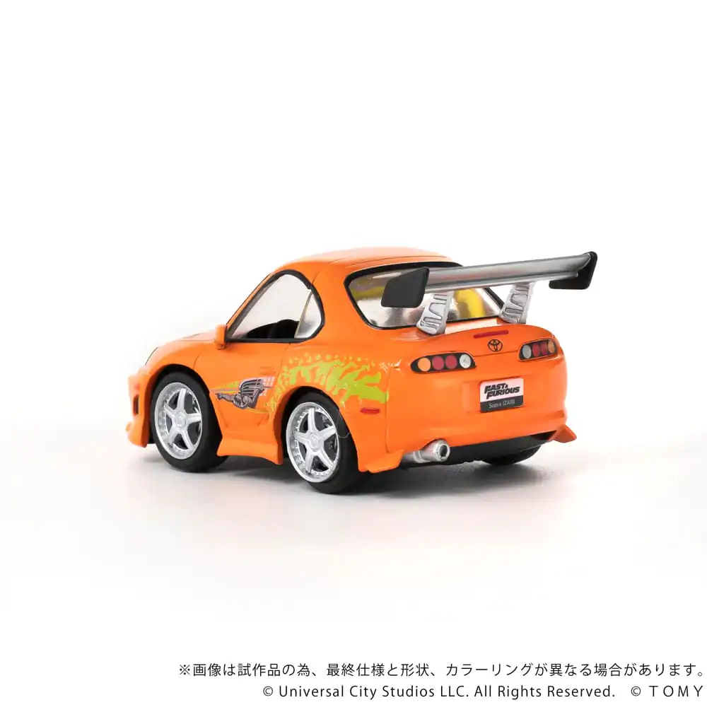 Fast &amp; Furious Q-Village Vehicle with mini-figure Toyota Supra JZA80 9 cm product photo