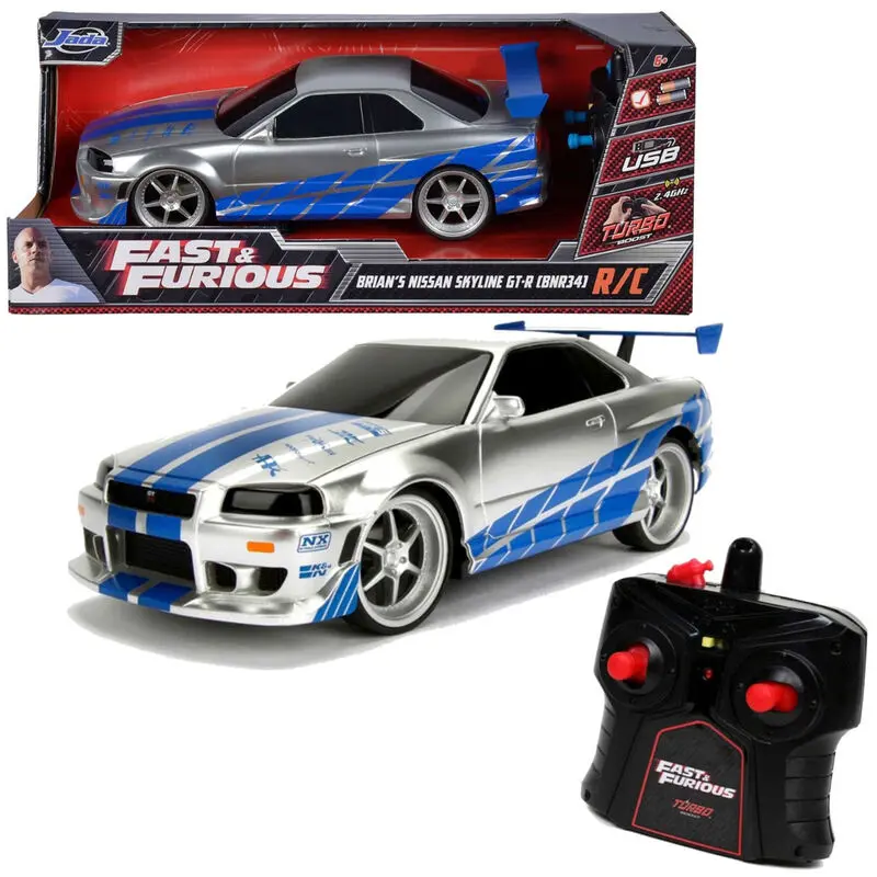 Fast and Furious Nissan Skyline GT-R 2002 radio controlled car product photo