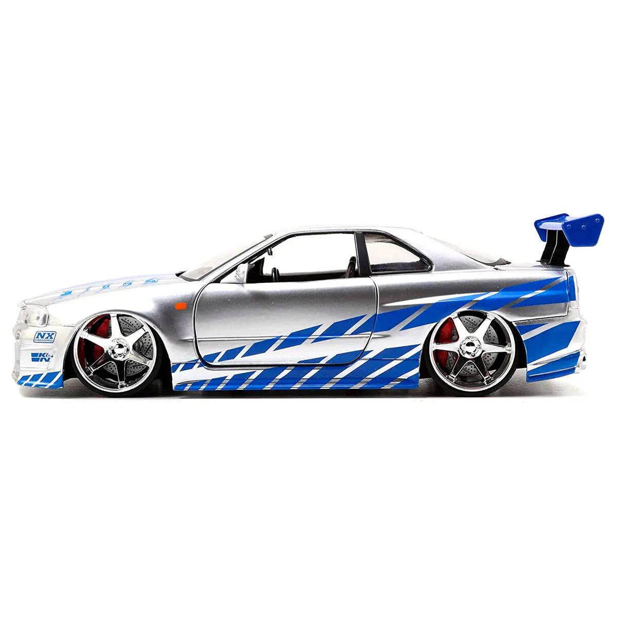 Fast and Furious Nissan Skyline GT-R BNR34 metal car product photo