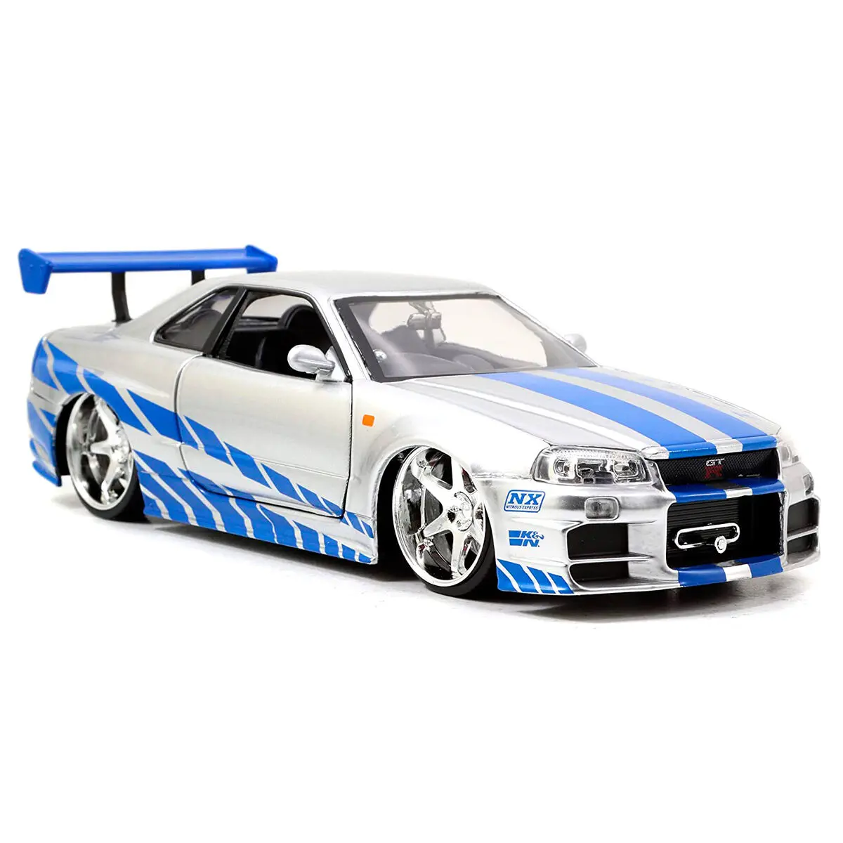 Fast and Furious Nissan Skyline GT-R BNR34 metal car product photo