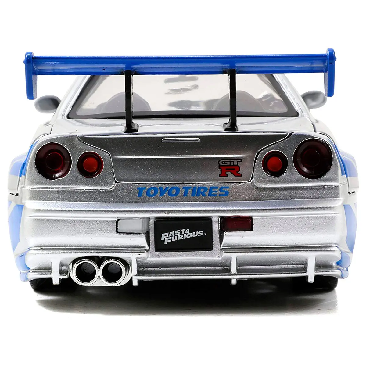 Fast and Furious Nissan Skyline GT-R BNR34 metal car product photo