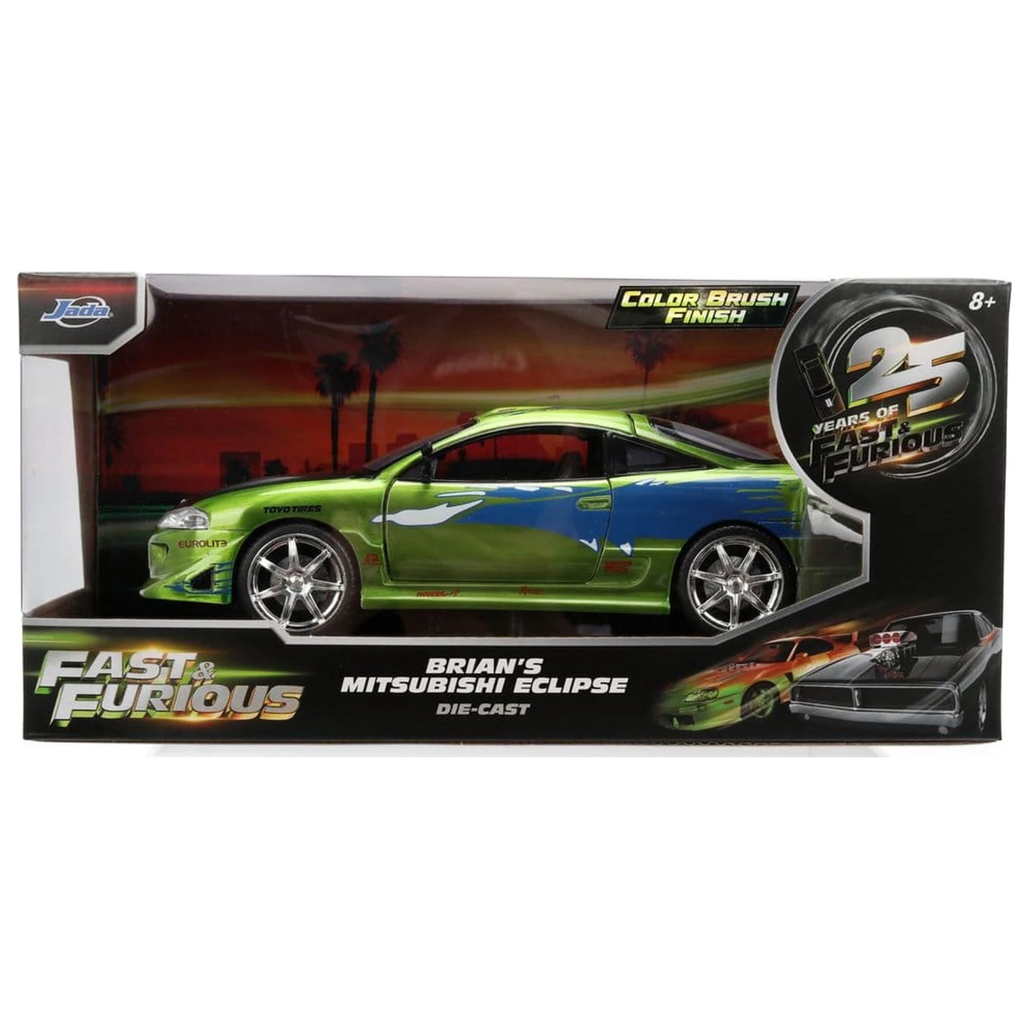Fast & Furious Diecast Vehicle 1:24 Anniversary Mitsubishi 19 cm product photo