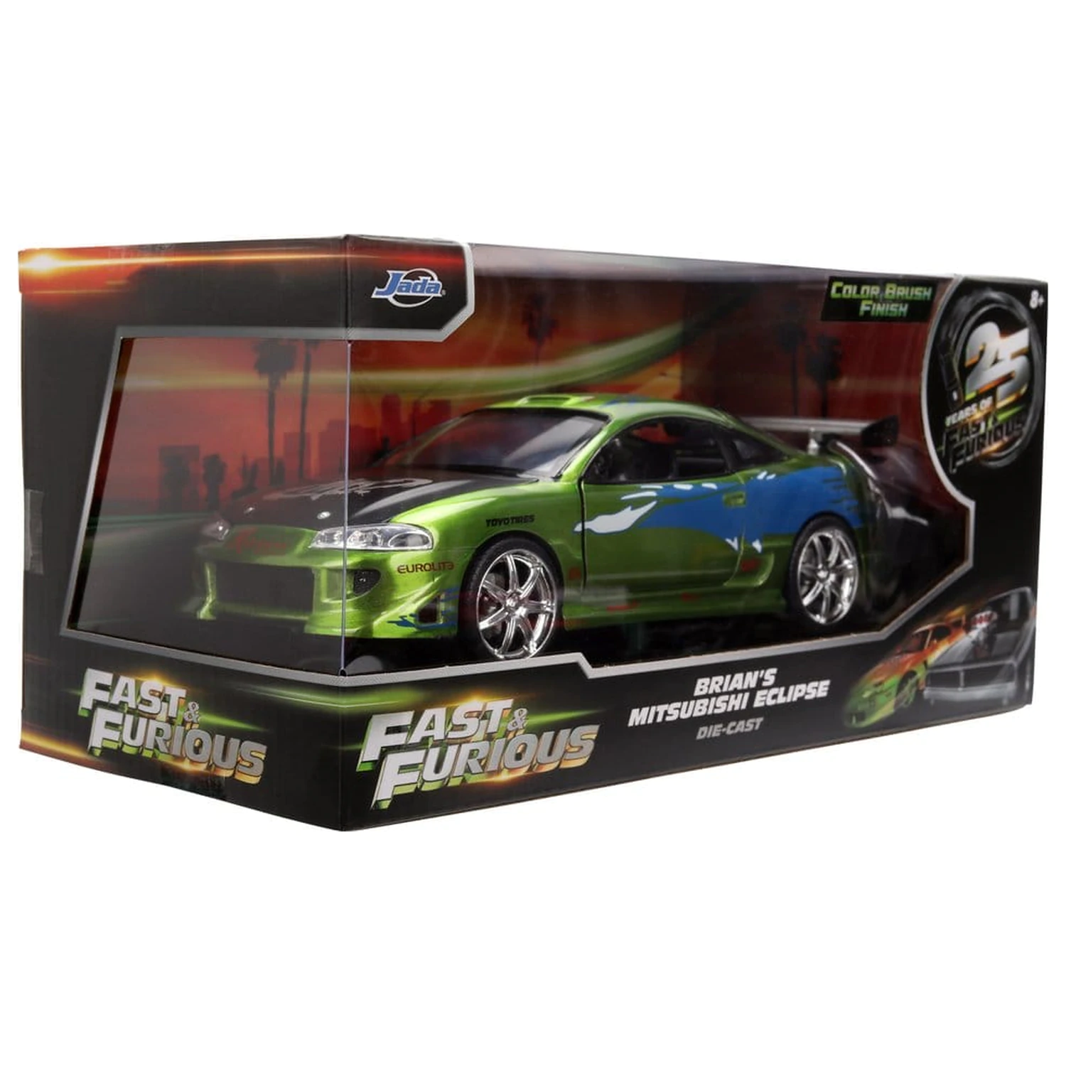 Fast & Furious Diecast Vehicle 1:24 Anniversary Mitsubishi 19 cm product photo