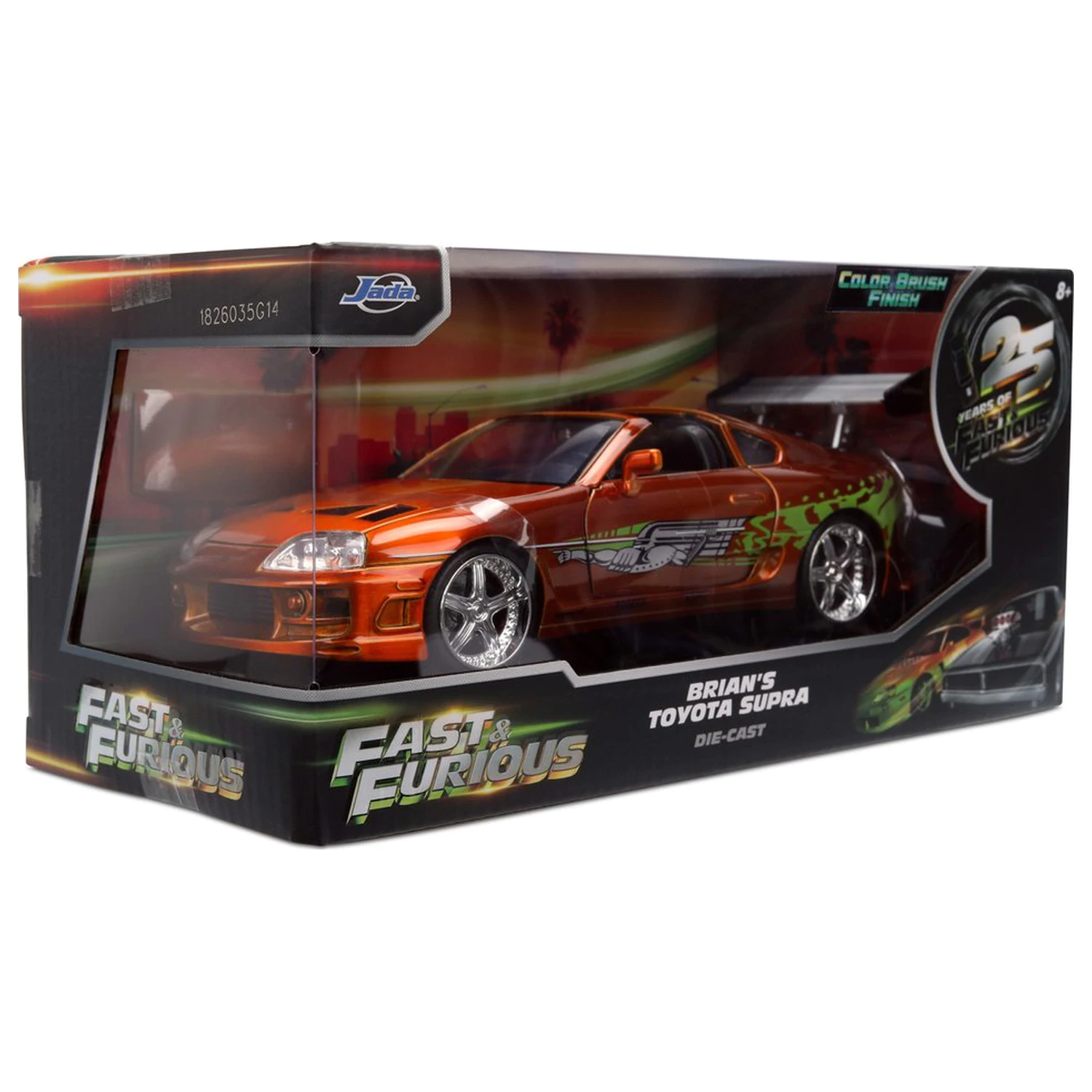 Fast & Furious Diecast Model 1/24 Anniversary Toyota Supra  product photo