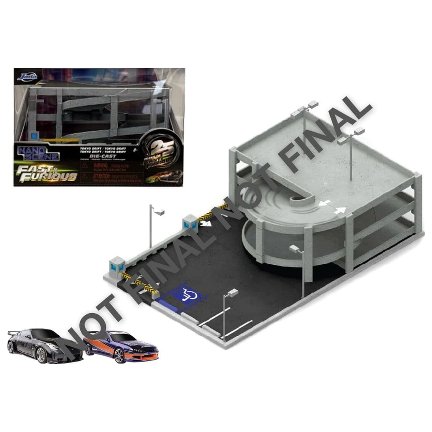 Fast & Furious Nano Scene Diorama Tokyo Drift Garage product photo