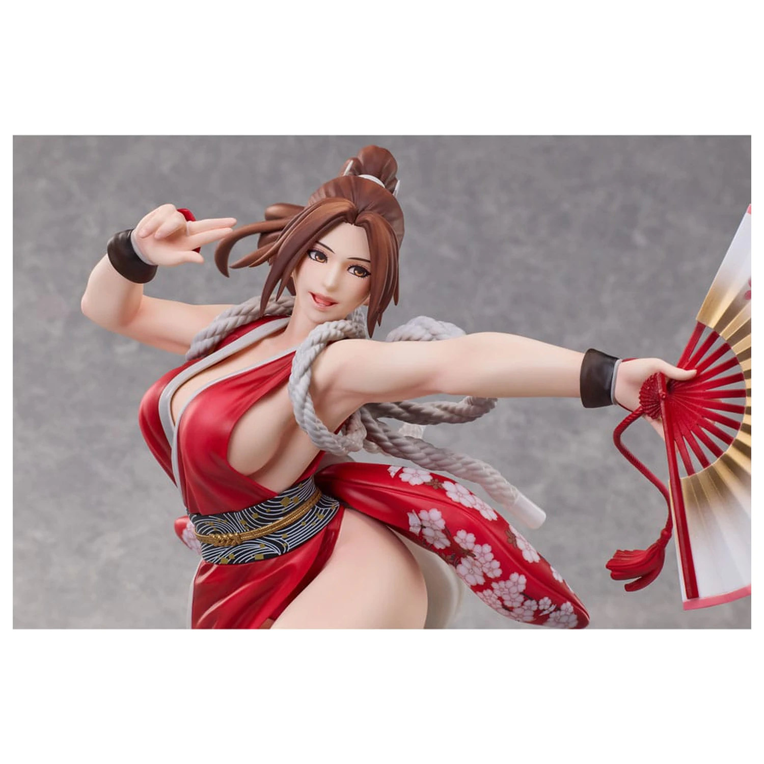 Fatal Fury: City of the Wolves B-Style PVC Statue 1/4 Mai Shiranui: Dance of the Cherry Blossom Storm Suzaku 40 cm     product photo