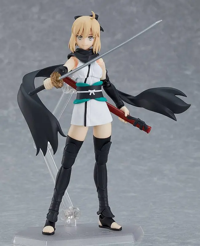 Fate/Grand Order Figma Action Figure Saber/Okita Souji 14 cm product photo