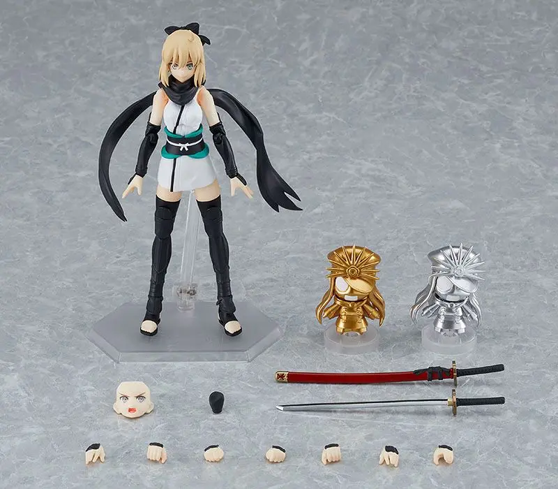 Fate/Grand Order Figma Action Figure Saber/Okita Souji 14 cm product photo