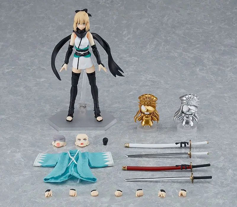 Fate/Grand Order Figma Action Figure Saber/Okita Souji Ascension Version 14 cm product photo