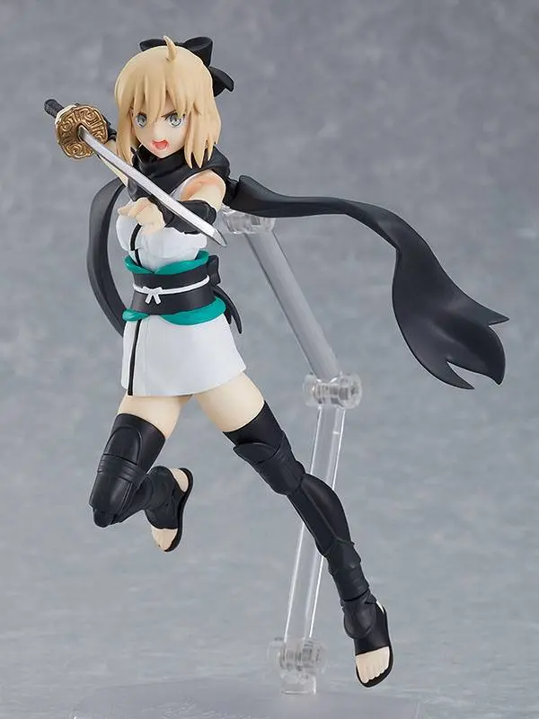 Fate/Grand Order Figma Action Figure Saber/Okita Souji Ascension Version 14 cm product photo