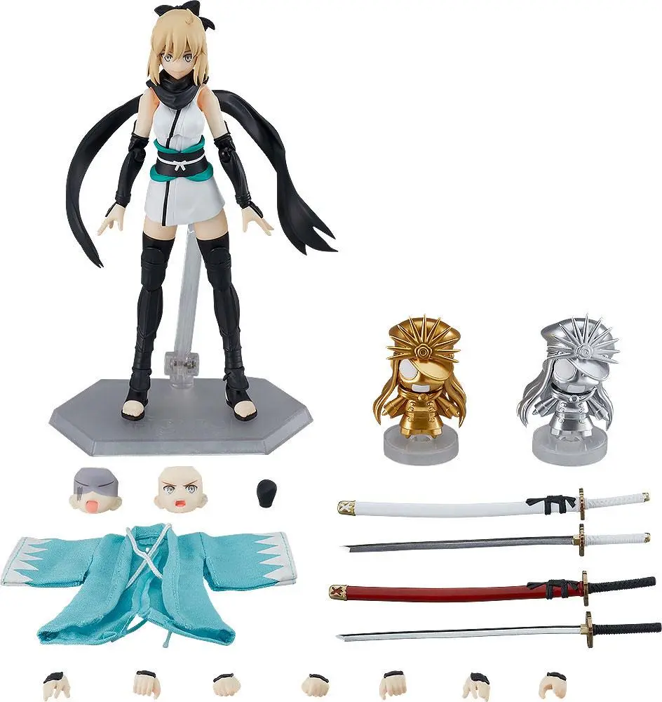 Fate/Grand Order Figma Action Figure Saber/Okita Souji Ascension Version 14 cm product photo
