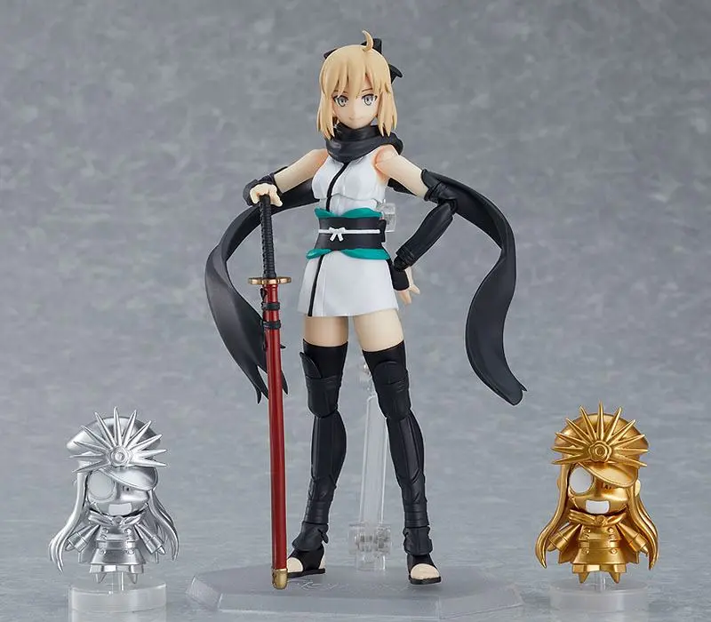 Fate/Grand Order Figma Action Figure Saber/Okita Souji Ascension Version 14 cm product photo