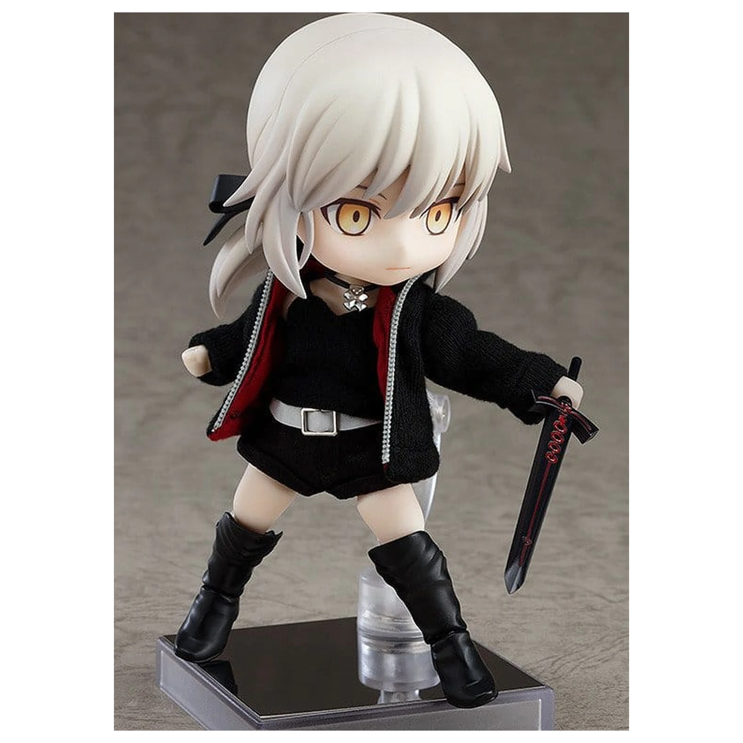 Fate/Grand Order Nendoroid Doll Action Figure Saber/Altria Pendragon (Alter) Shinjuku Ver. 14 cm product photo