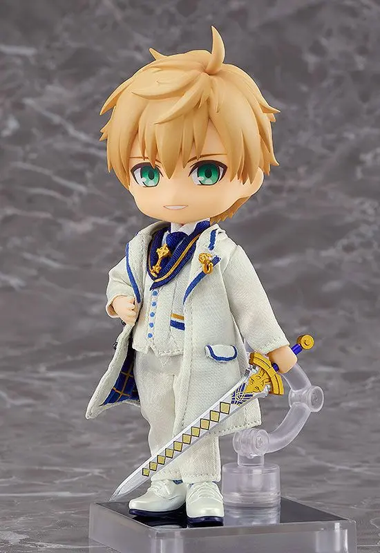 Fate/Grand Order Nendoroid Doll Action Figure Saber/Arthur Pendragon (Prototype): Costume Dress White Rose Ver. 14 cm product photo