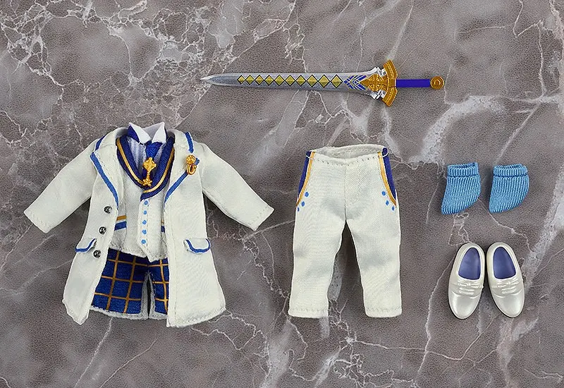 Fate/Grand Order Nendoroid Doll Action Figure Saber/Arthur Pendragon (Prototype): Costume Dress White Rose Ver. 14 cm product photo