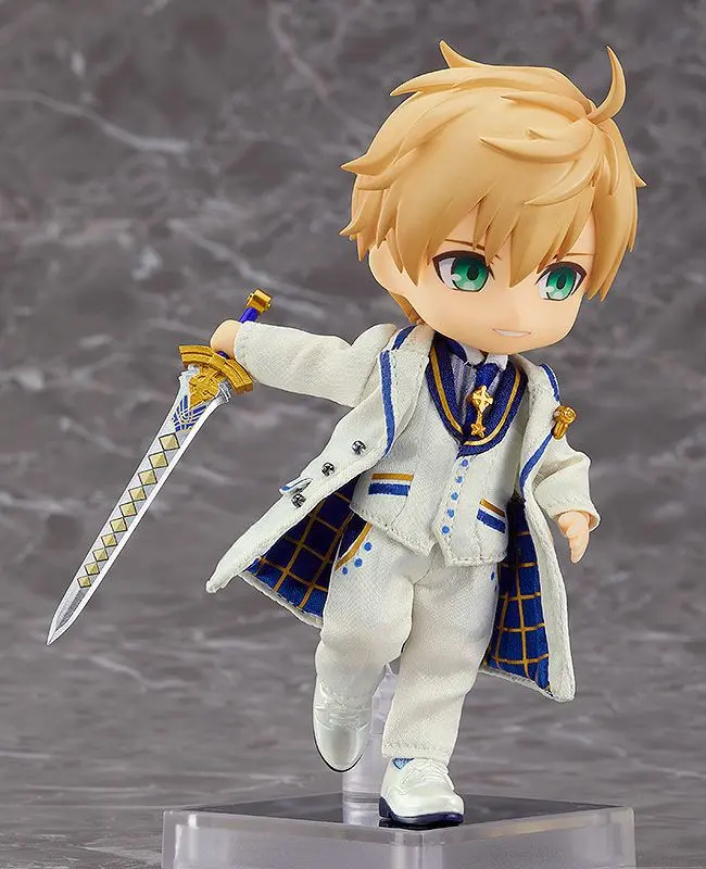 Fate/Grand Order Nendoroid Doll Action Figure Saber/Arthur Pendragon (Prototype): Costume Dress White Rose Ver. 14 cm product photo