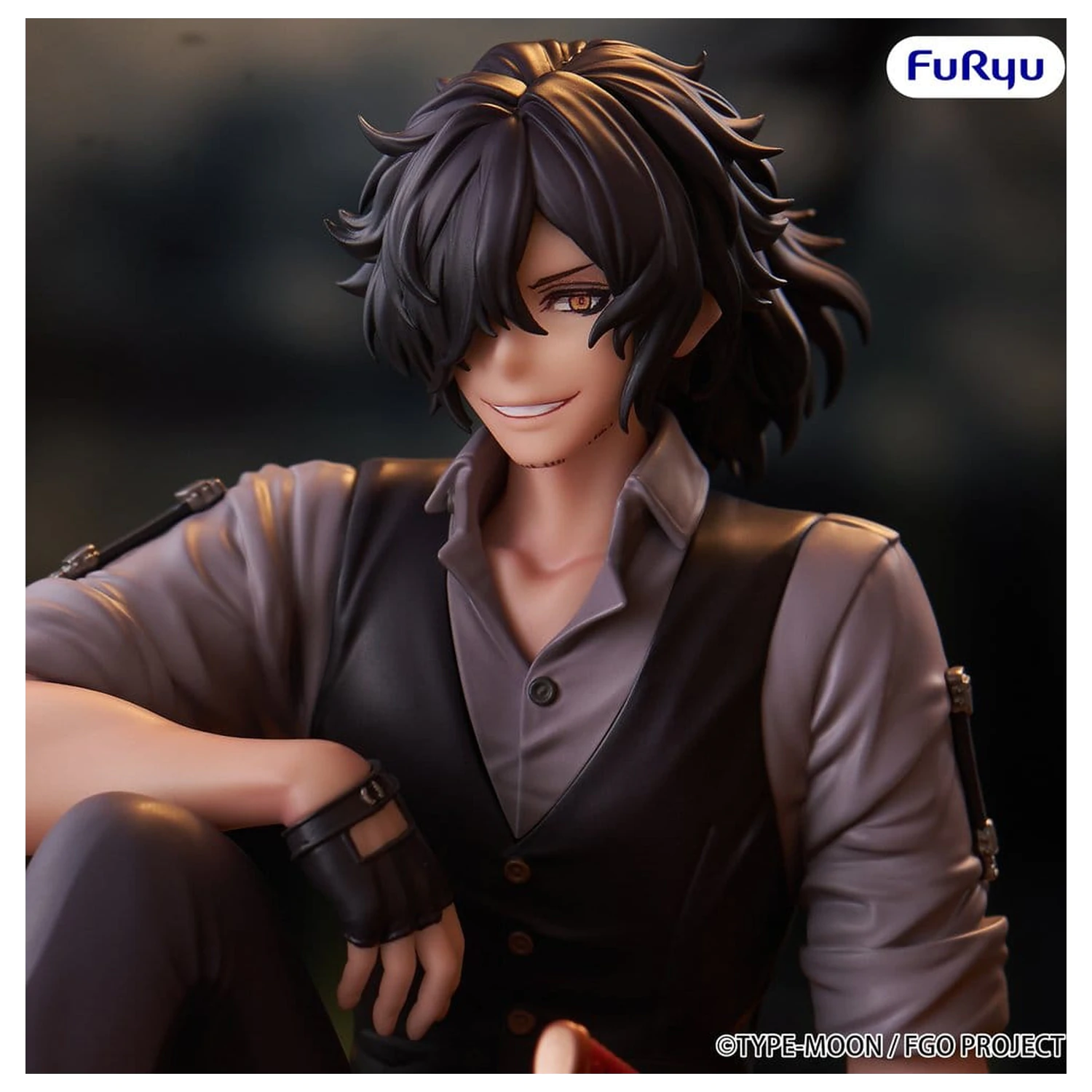 Fate/Grand Order Noodle Stopper PVC Figure Assassin Izou Okada Awesome Dapper Suit 9 cm product photo