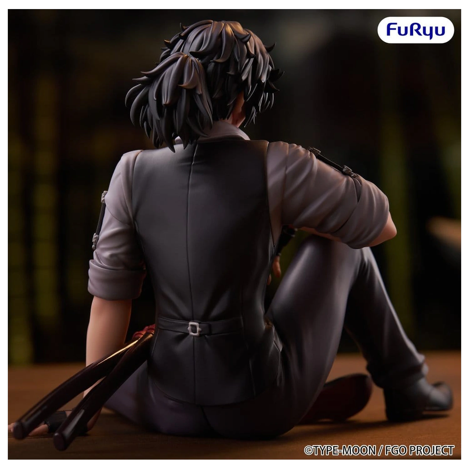 Fate/Grand Order Noodle Stopper PVC Figure Assassin Izou Okada Awesome Dapper Suit 9 cm product photo