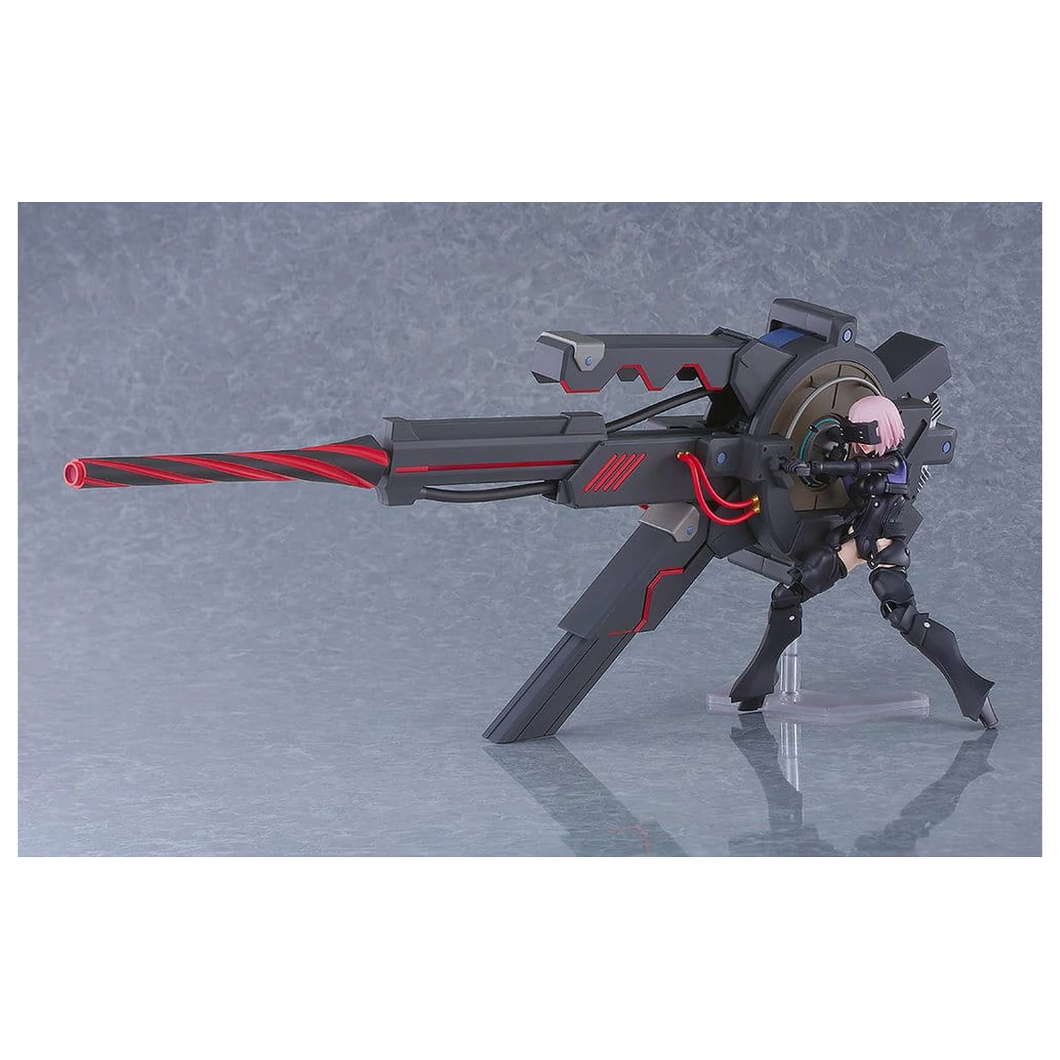 Fate/Grand Order Plamatea Plastic Model Kit Shielder/Mash Kyrielight (Ortinax) Black Barrel Edition 17 cm product photo
