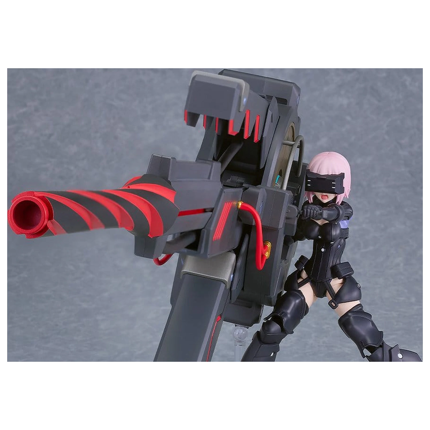 Fate/Grand Order Plamatea Plastic Model Kit Shielder/Mash Kyrielight (Ortinax) Black Barrel Edition 17 cm product photo