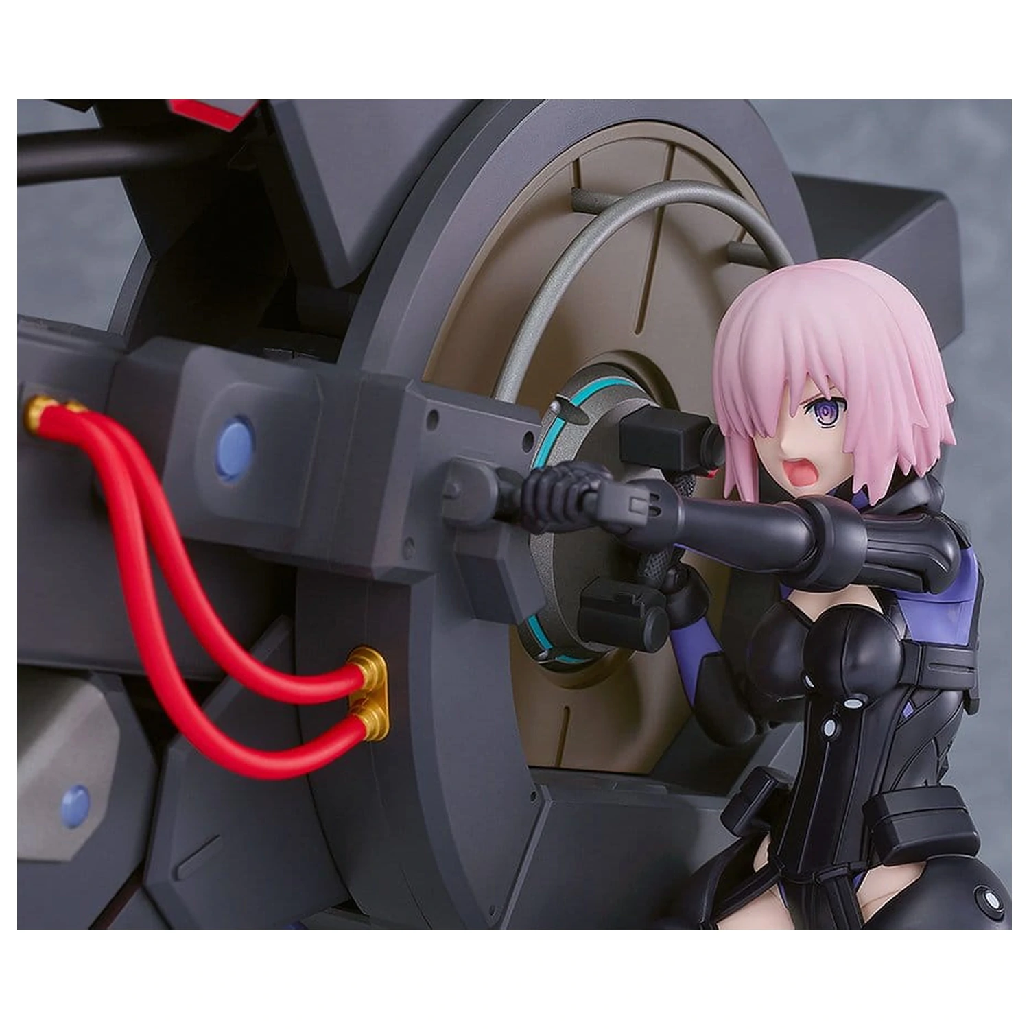 Fate/Grand Order Plamatea Plastic Model Kit Shielder/Mash Kyrielight (Ortinax) Black Barrel Edition 17 cm product photo