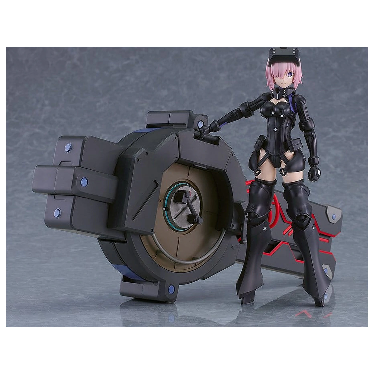 Fate/Grand Order Plamatea Plastic Model Kit Shielder/Mash Kyrielight (Ortinax) Black Barrel Edition 17 cm product photo