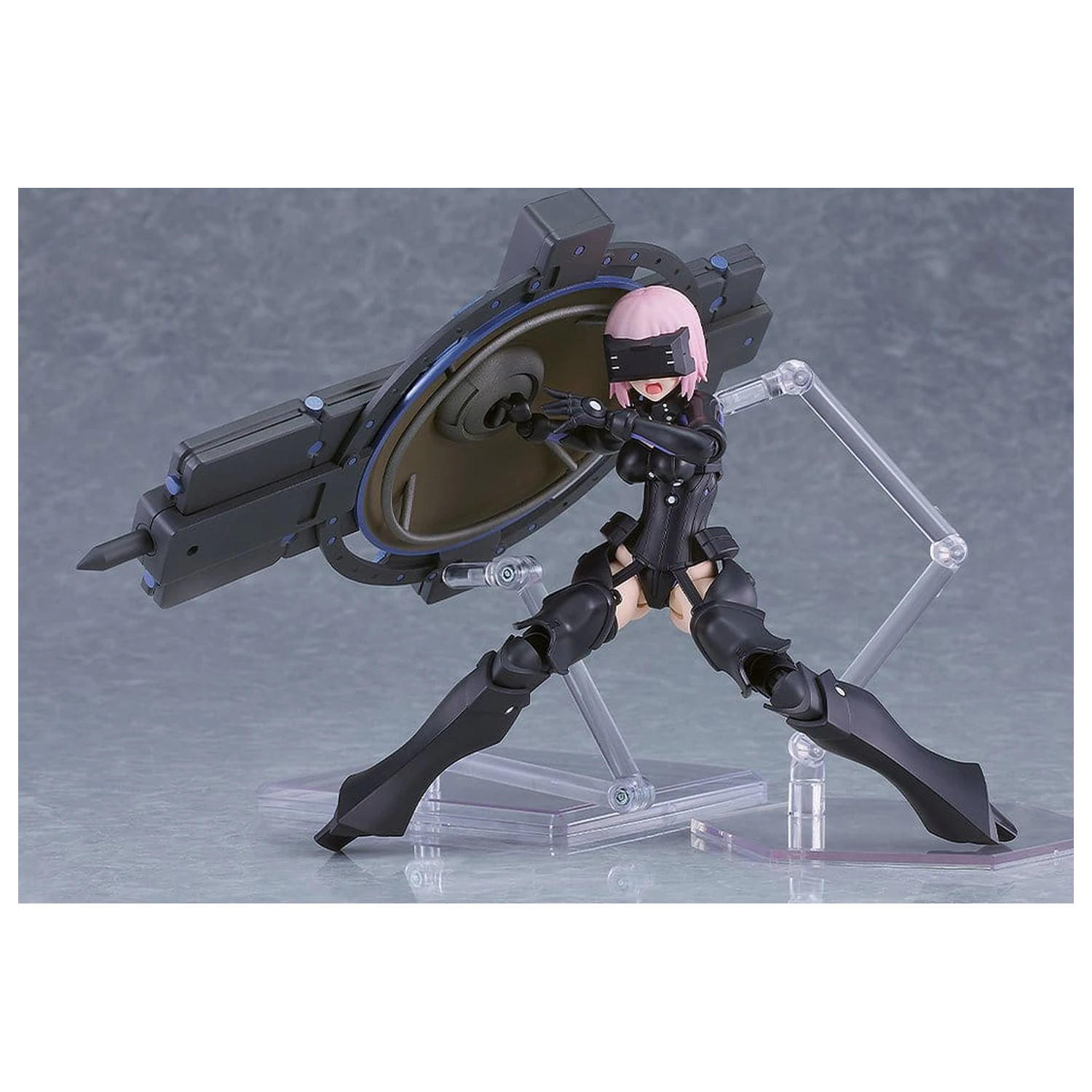 Fate/Grand Order Plamatea Plastic Model Kit Shielder/Mash Kyrielight (Ortinax) Black Barrel Edition 17 cm product photo