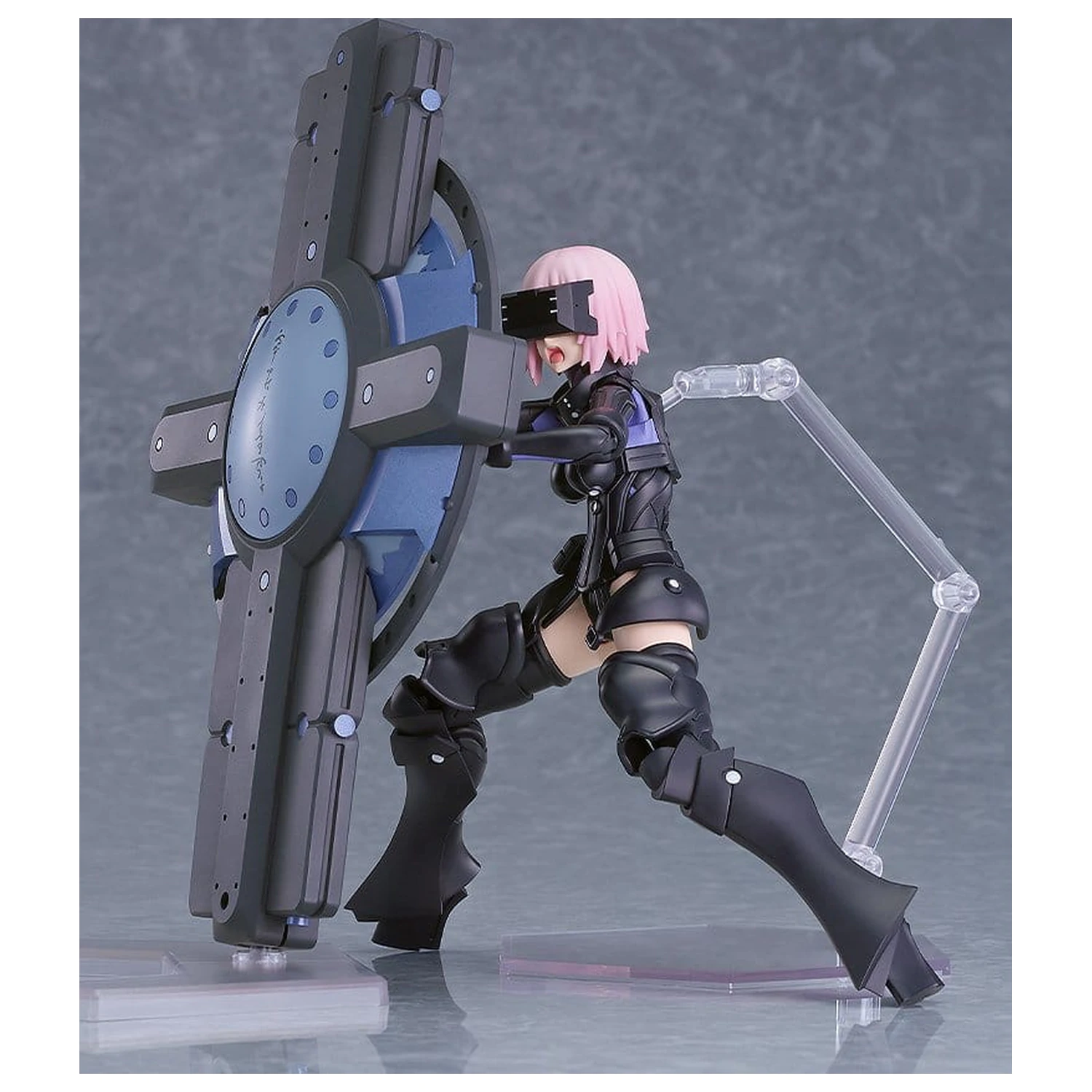 Fate/Grand Order Plamatea Plastic Model Kit Shielder/Mash Kyrielight (Ortinax) Black Barrel Edition 17 cm product photo