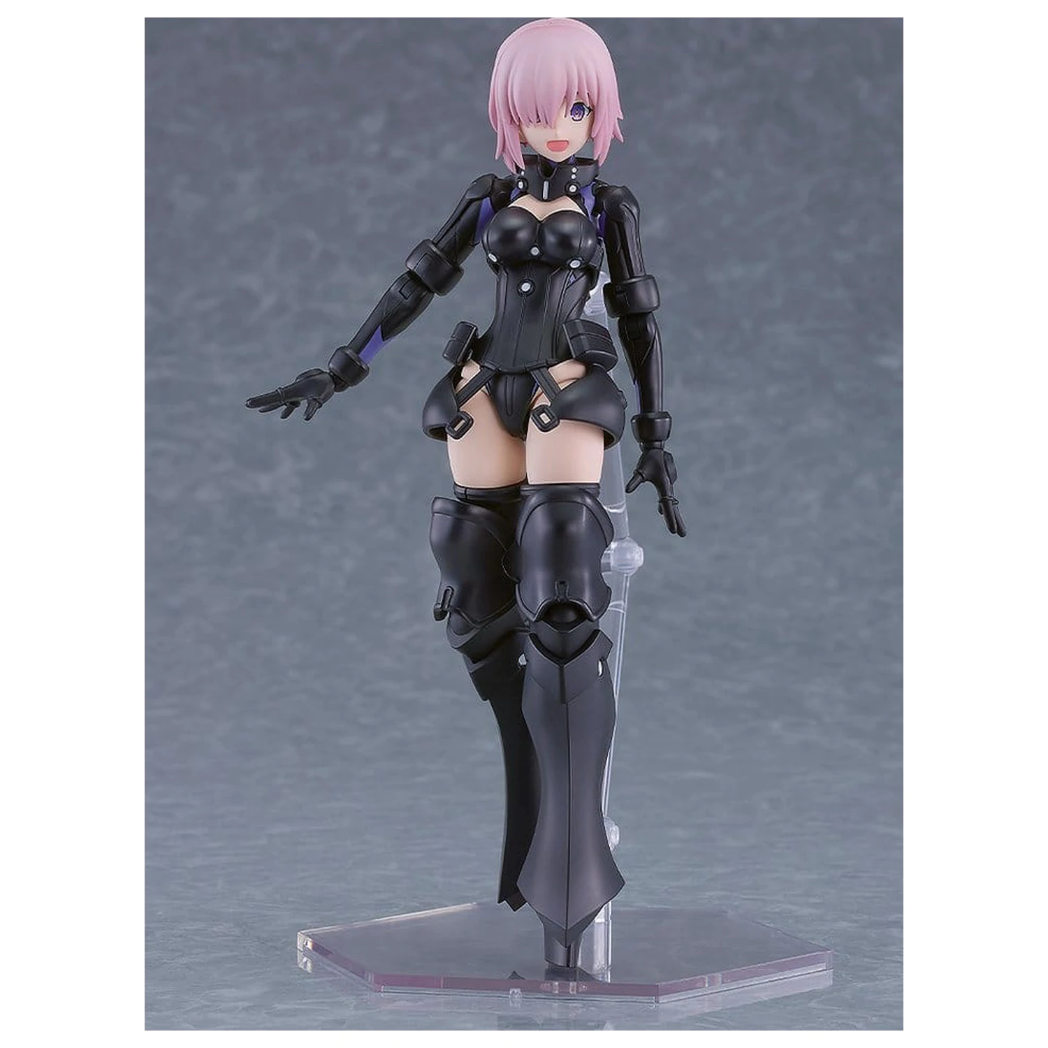Fate/Grand Order Plamatea Plastic Model Kit Shielder/Mash Kyrielight (Ortinax) Black Barrel Edition 17 cm product photo