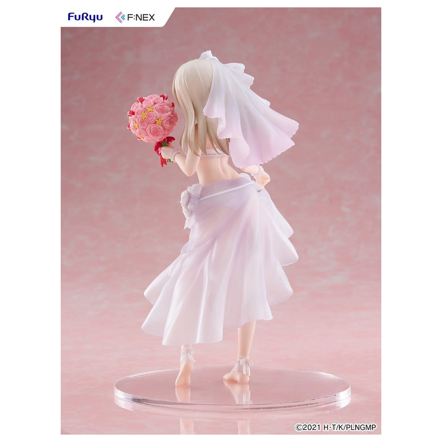 Fate/kaleid liner Prisma Illya: Licht - The Nameless Girl F:NEX PVC Figure 1/7 Illyasviel von Einzbern Wedding Swimsuit Ver. 21 cm product photo