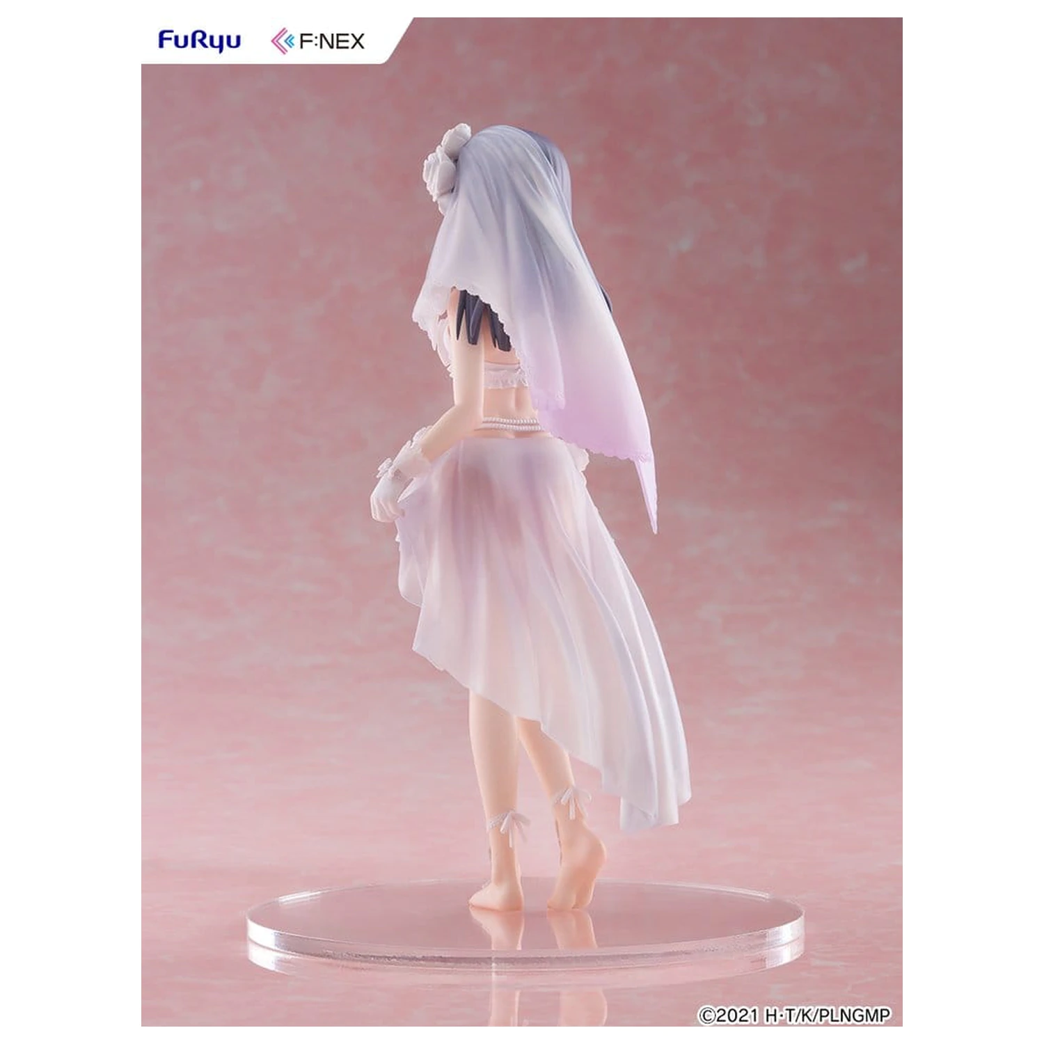 Fate/kaleid liner Prisma Illya: Licht - The Nameless Girl F:NEX PVC Figure 1/7 Miyu Edelfelt Wedding Swimsuit Ver. 21 cm product photo