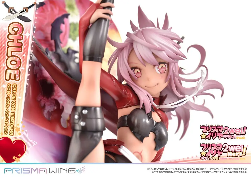 Fate/kaleid liner Prisma Illya Prisma Wing PVC Statue 1/7 Chloe von Einzbern 20 cm product photo