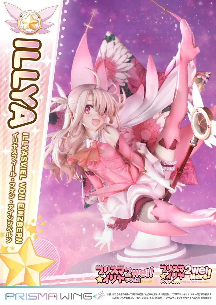 Fate Prisma Wing PVC Statue 1/7 Illyasviel von Einzbern Bonus Version 20 cm product photo