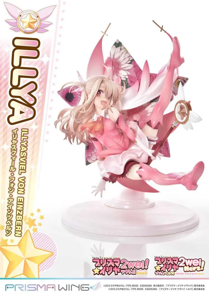 Fate Prisma Wing PVC Statue 1/7 Illyasviel von Einzbern Bonus Version 20 cm product photo