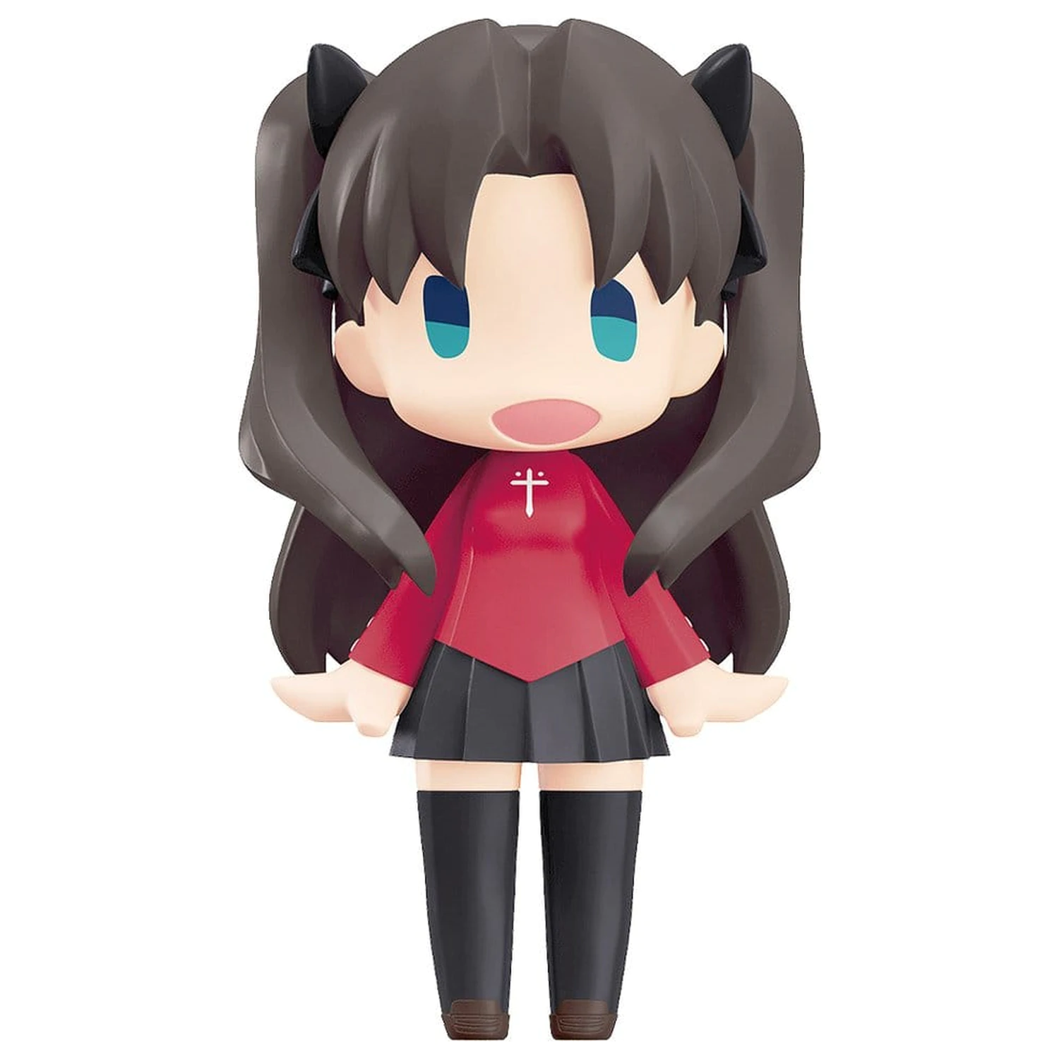 Fate/stay night HELLO! GOOD SMILE Action Figure Rin Tohsaka 10 cm product photo