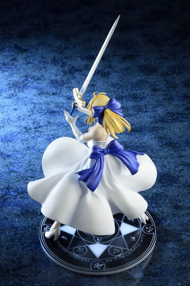 Fate/Stay Night Unlimited Blade Works PVC Statue 1/8 Saber White Dress Renewal Version (re-run) 20 cm product photo