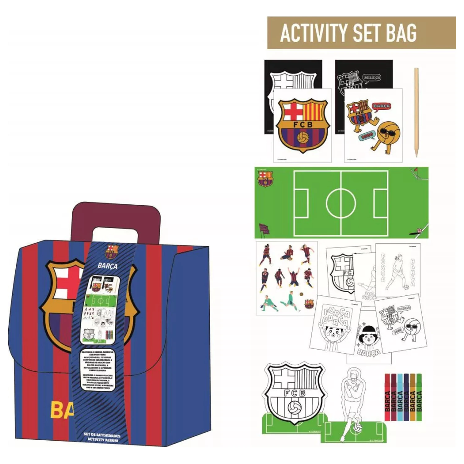 FC Barcelona Backpack Coloring and Activity Album product photo